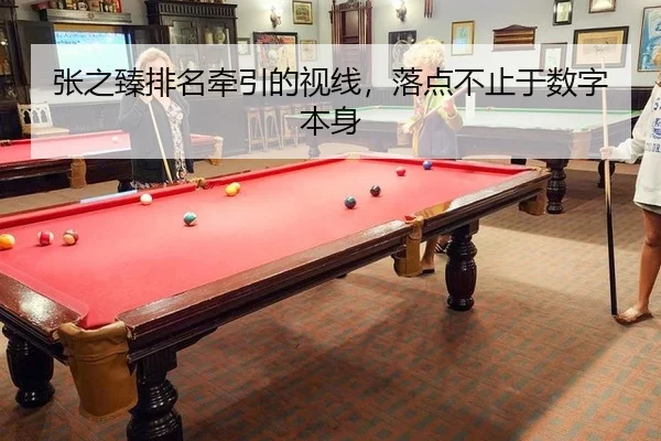 张之臻排名牵引的视线，落点不止于数字本身